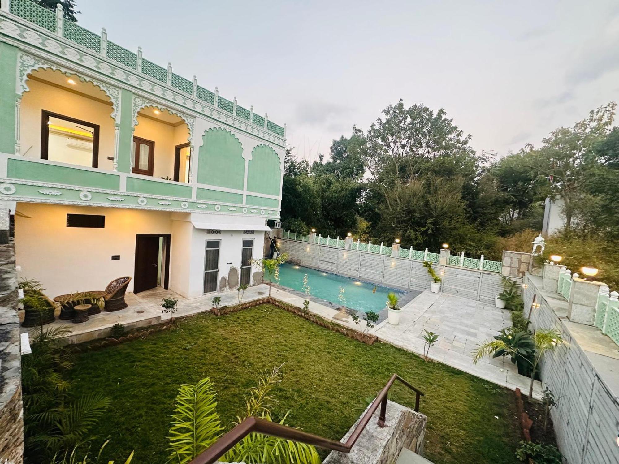 우다이푸르 Rajasthan Haveli 빌라 외부 사진